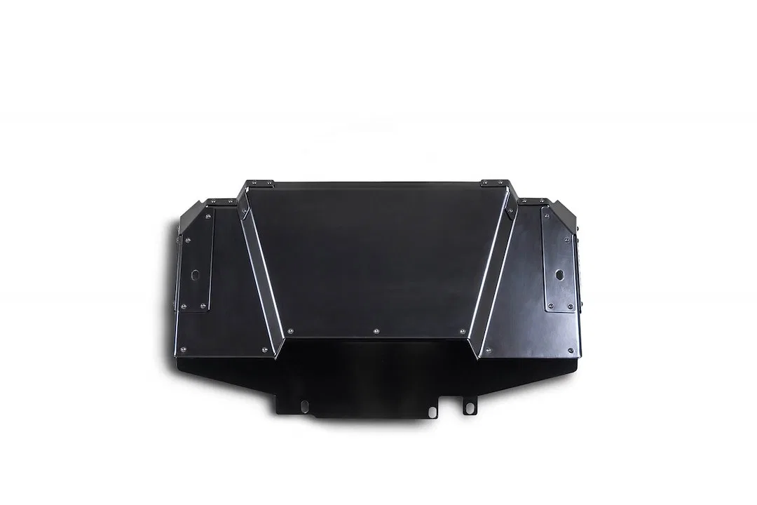 AC23005NA03 – A.DESERT DES Skid Plate, For Use With Rock Fighter Bumper Powder Coat Satin Black Aluminum Alloy